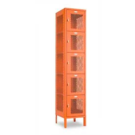 Penco Invincible II, 5 Tier, Ready To Assemble Steel Lockers With Recessed Handle