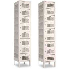 Penco Invincible II, 8 & 9 Tier, Ready To Assemble Steel Lockers With Recessed Handle