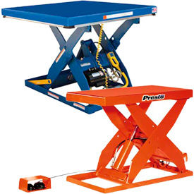 Tables de levage de ciseaux à propulsion lourde - capacité de 4000 à 4999 lb