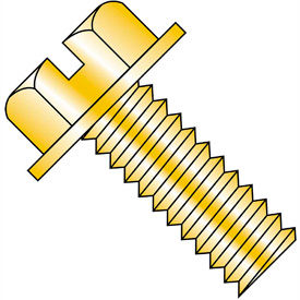 Slotted Indented Hex Washer Machine Screws