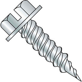 Hexagonal Rondelle F/T Self Piercing Scr 5/16 à travers Flats Zinc aiguille Pt