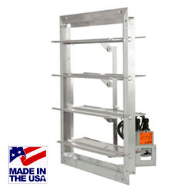 Flanged Heavy Duty Motorized Dampers