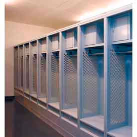 Penco Fully Framed Stadium® Locker with Top Security Box and Footlocker