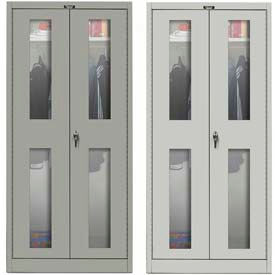 Hallowell Safety-View Door Wardrobe Cabinets