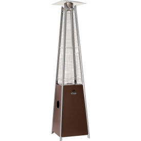 Hiland Patio Heater HLDS01-GTHG Propane 40000 BTU Quartz Glass Tube Bronze