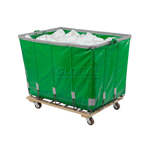 Dandux Vinyl Basket Bulk Truck 400720G16E-3S 16 Bushel - Green