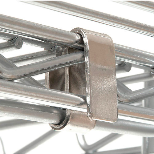 Akro-Mils Shelf Connector S Hooks, Wire Shelving Components &  Accessories