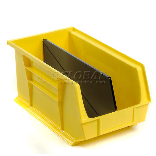 Global Industrial 13 Shelf Steel Shelving with (96) 4 H Plastic Shelf Bins, Yellow, 36x12x72 603443YL