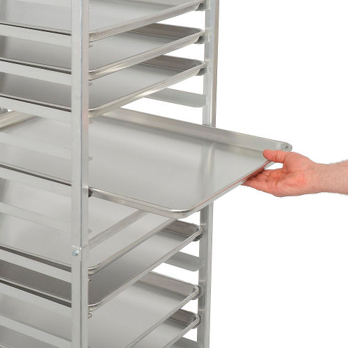 Nexel® PR2126 Bakers Sheet Pan Rack, Economy, Knock Down, End Loading,  Aluminum