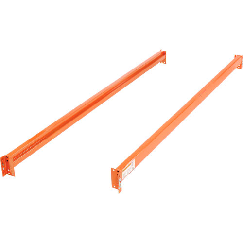 2 Level 144w x 48d x 96h Pallet Racking with Front-to-Back Supports  Starter