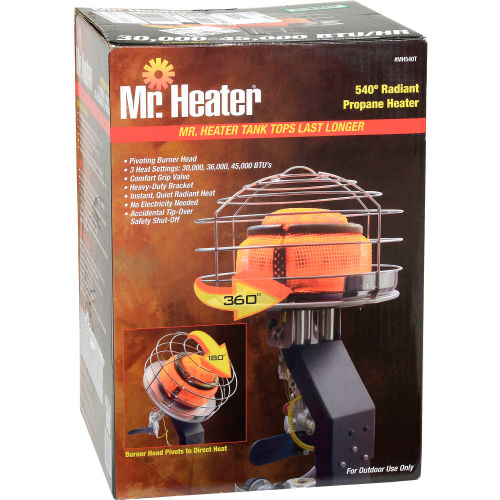 Mr. Heater Propane Tank Top Heater, 45000 BTU | 246087 - GLOBALindustrial.ca