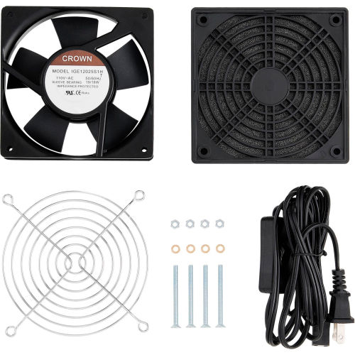 Computer Cabinet AC Fan KIT GLOBAL INDUSTRIAL 249189 Discontinued by Manufacturer 