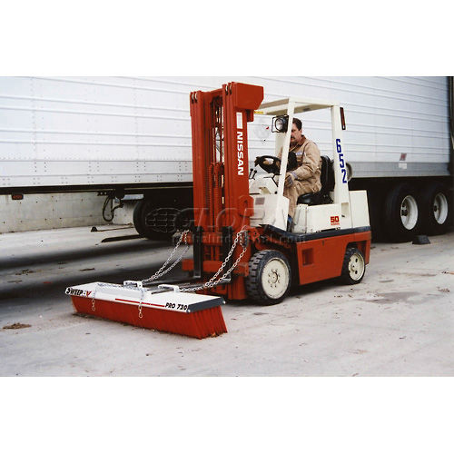 SweepEx® SPB-720 Pro-Broom Forklift Broom & Sweeper 72W