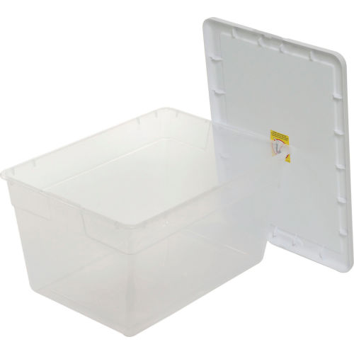 Sterilite Storage Box, 56 Quarts, Clear