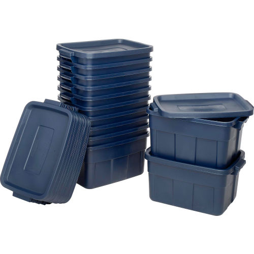 Rubbermaid Roughneck Storage Box, 14 gal. Capacity, Dark Indigo