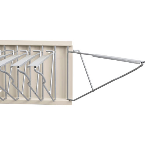 Interion™ Pivot Wall Mount Blueprint Storage Rack With 12 Hangers & 12 36  Hanging Clamps