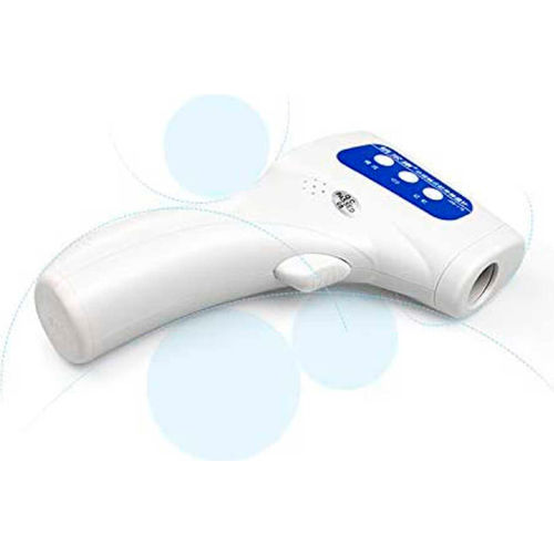 BERRCOM® Thermomètre frontal infrarouge médical sans contact avec écran LCD  numérique, Blanc