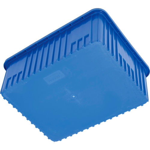 Global Industrial™ Plastic Dividable Grid Container - DG93080, 22-1/2L x  17-1/2W x 8H, Bleu, qté par paquet : 3