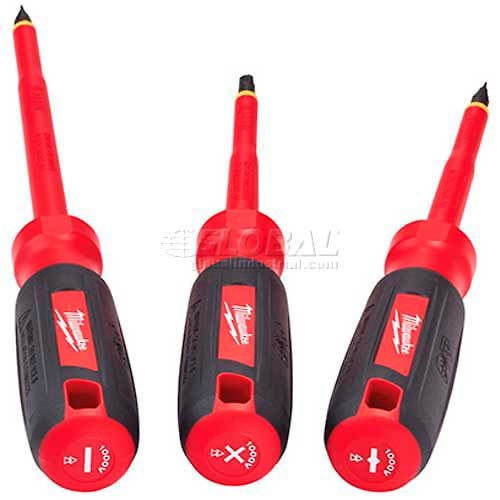 Milwaukee 10 piece insulated store screwdriver set