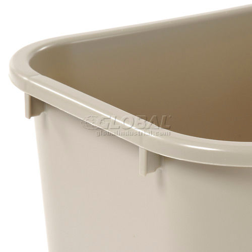 Rubbermaid® Office Trash Can - 10 Gallon, Beige