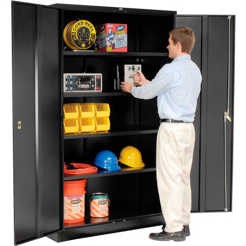 Global Industrial™ Heavy Duty Storage Cabinet, Turn Handle, 48