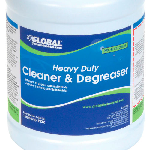 Global Industrial™ Heavy Duty Cleaner & Degreaser, 1 Gallon Bottle, 4/Case