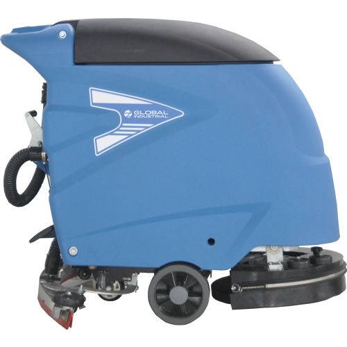 Global Industrial Electric Walk-Behind Auto Floor Scrubber 13 Cleaning  Path - Corded