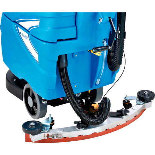 Global Industries 641250 Electric Auto Floor Scrubber 18 in. Cleaning Path - Corded - Blue