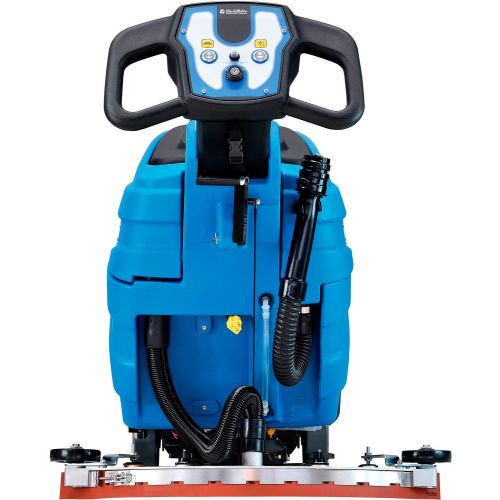 Global Industries 641250 Electric Auto Floor Scrubber 18 in. Cleaning Path - Corded - Blue