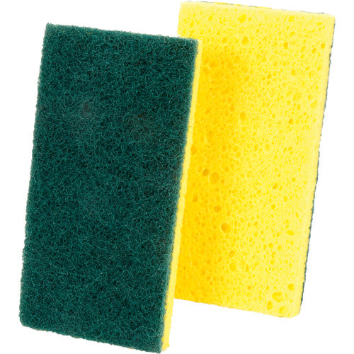 915323-9 Tough Guy 6 x 3-1/2 Nylon Scrubber Sponge, Green