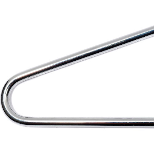 Interion® Closed Loop Coat Hangers - Heavy Duty Chrome - Anti