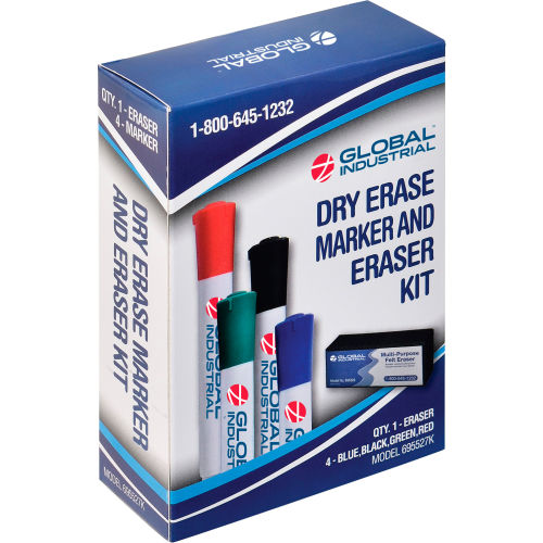 Global Industrial™ Wet Erase Chalk Markers - Pastels - Pack of 4