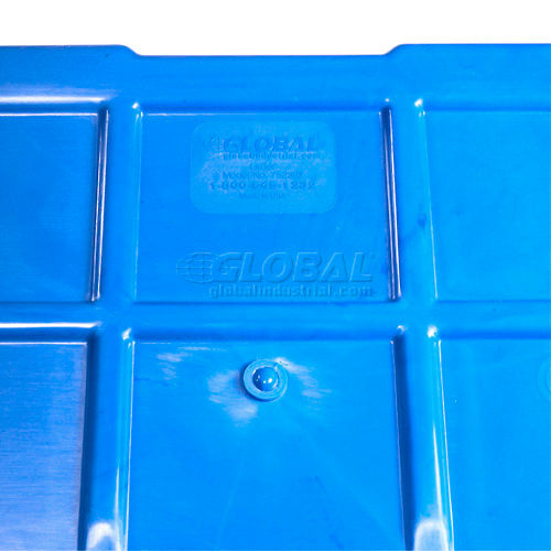 Global Industrial™ Plastic Hopper Bin, 19-7/8W x 15-1/4D x 12-7/16H, Gray  - Pkg Qty 3