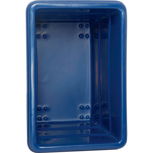 Global Industrial™ Plastic Bulk Box Truck, 8 Bushel, Blue | 800313