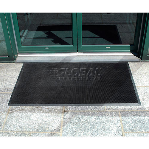 Apache Mills® Black 3' x 5' Tire Tuff™ Mission Outdoor Door Mat at