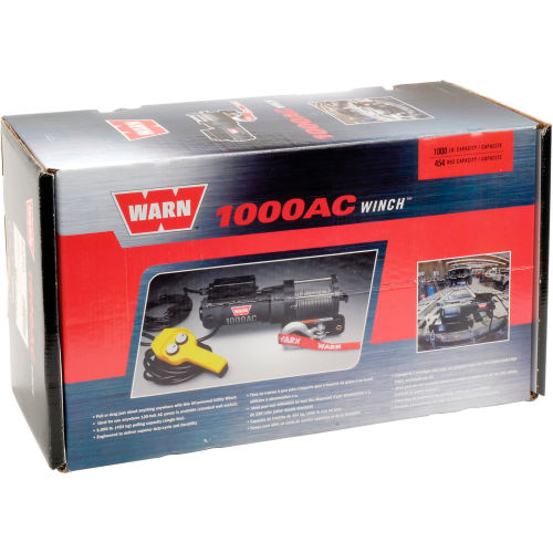 Warn® 1000AC 1000 Lb. Cap. 120V AC Powered Utility Winch 80010