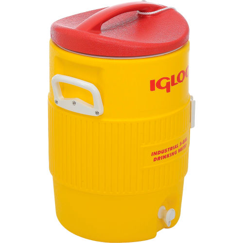 Gallon Igloo Industrial Yellow Water Cooler EquipSupply