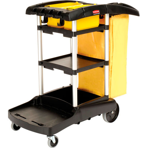 Cleaning Cart - High Capacity Janitorial Cart 9T72 - Parish Supply