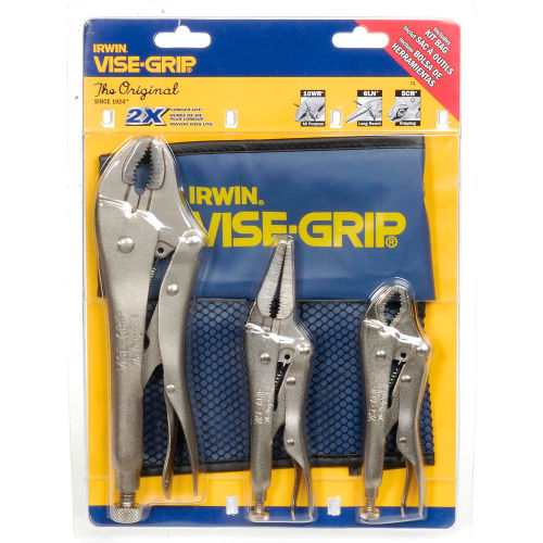 IRWIN VISE-GRIP® 73 3 Piece The Original™ Locking Plier Set W