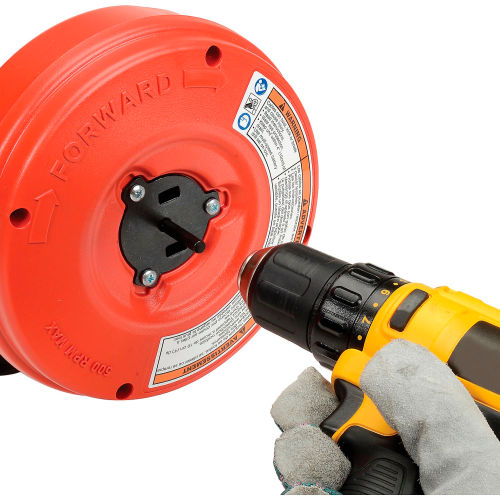 RIDGID® POWER-SPIN™ W MAXCORE™ Cable, 25'L x 1/4