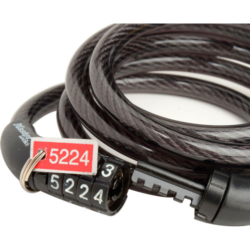 Master Lock No. 8143D Cable Lock 4 Combination Cable Lock Pkg