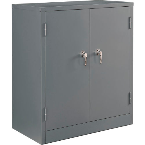 Global Industrial Locking Storage Cabinet w/ 12 Yellow Bins, 99 lbs.  Weight, 36W x 18D x 42H