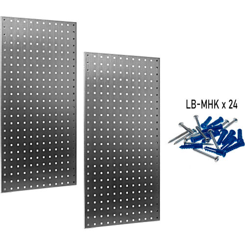 Produits Triton 18 « W x 36 » H Panneaux perforés carrés en acier