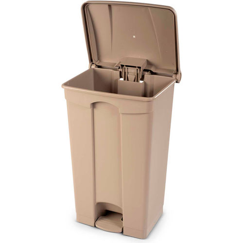 Toter Fire Retardant Step on Container 23 Gallon Beige - SOF23-00BEI