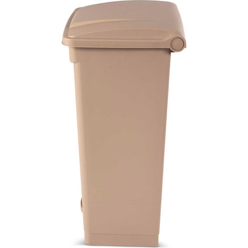 Toter 23 Gallon Step on Container Fire Retardant - White