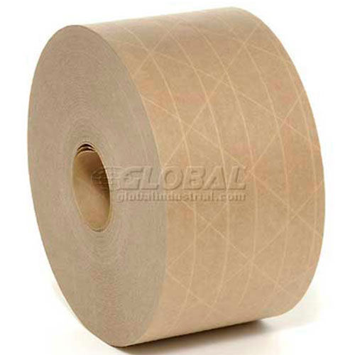 3M™ 6147 Reinforced Water Activated Paper Tape 3 x 450 ft 6 Mil Kraft -  Pkg Qty 10