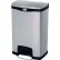Rubbermaid® Slim Jim® 1901992 Stainless Steel Step On Can, Front Step 13 Gallon - Black