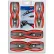 Jeu de pinces de précision pour circlips Knipex®, 8 pièces