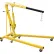 Palan à moteur Vestil™ Shop Crane avec pieds repliables, capacité de 2 tonnes