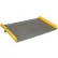 Vestil™ Aluminum Dock Board Steel Curb, 72"W x 72"L, 20000 lb. Capacity